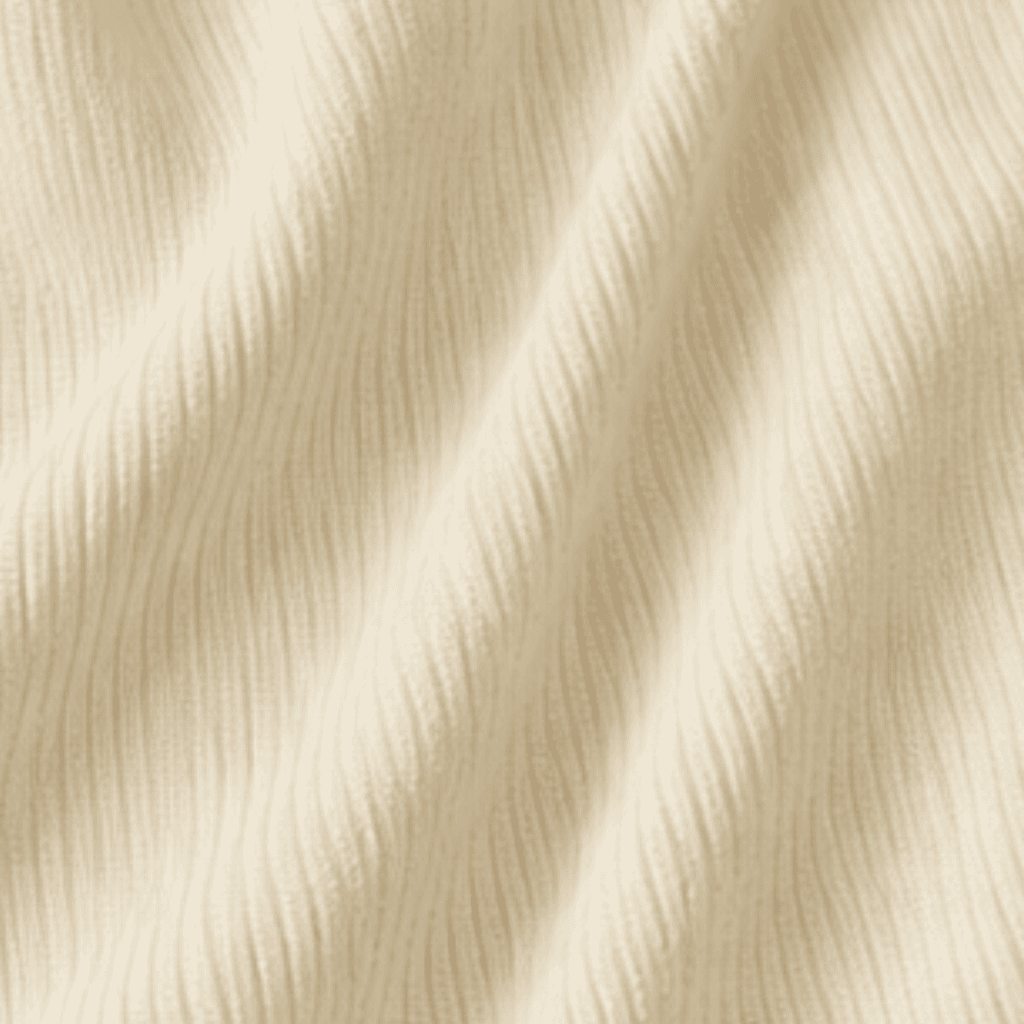 Rib Knit Fabric – Cream
